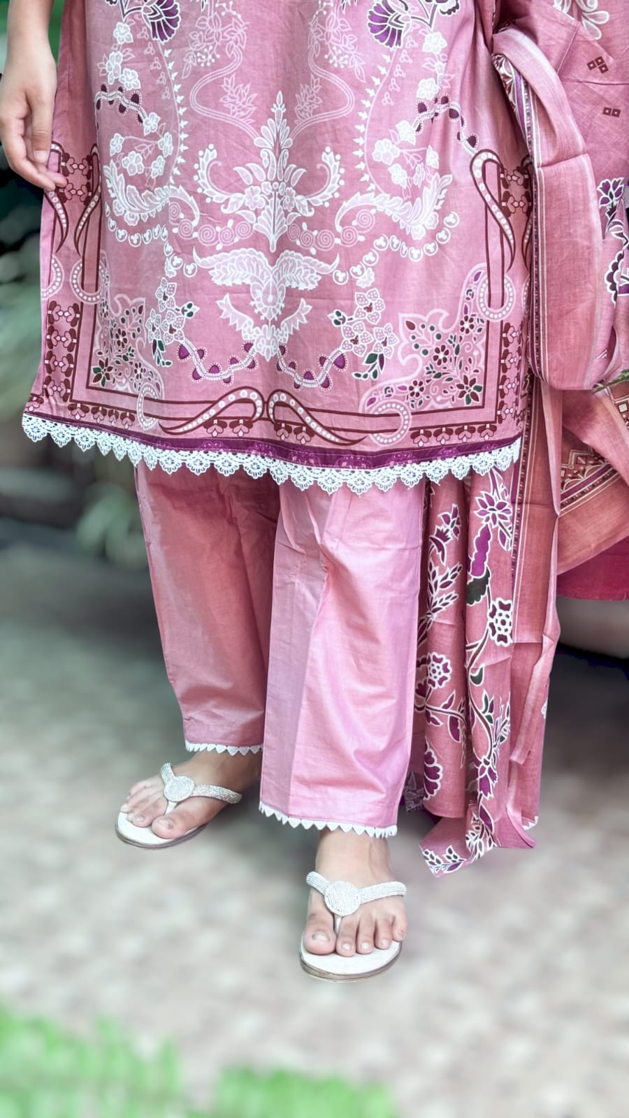 Onion Digital Print Kurti Pant Dupatta Set
