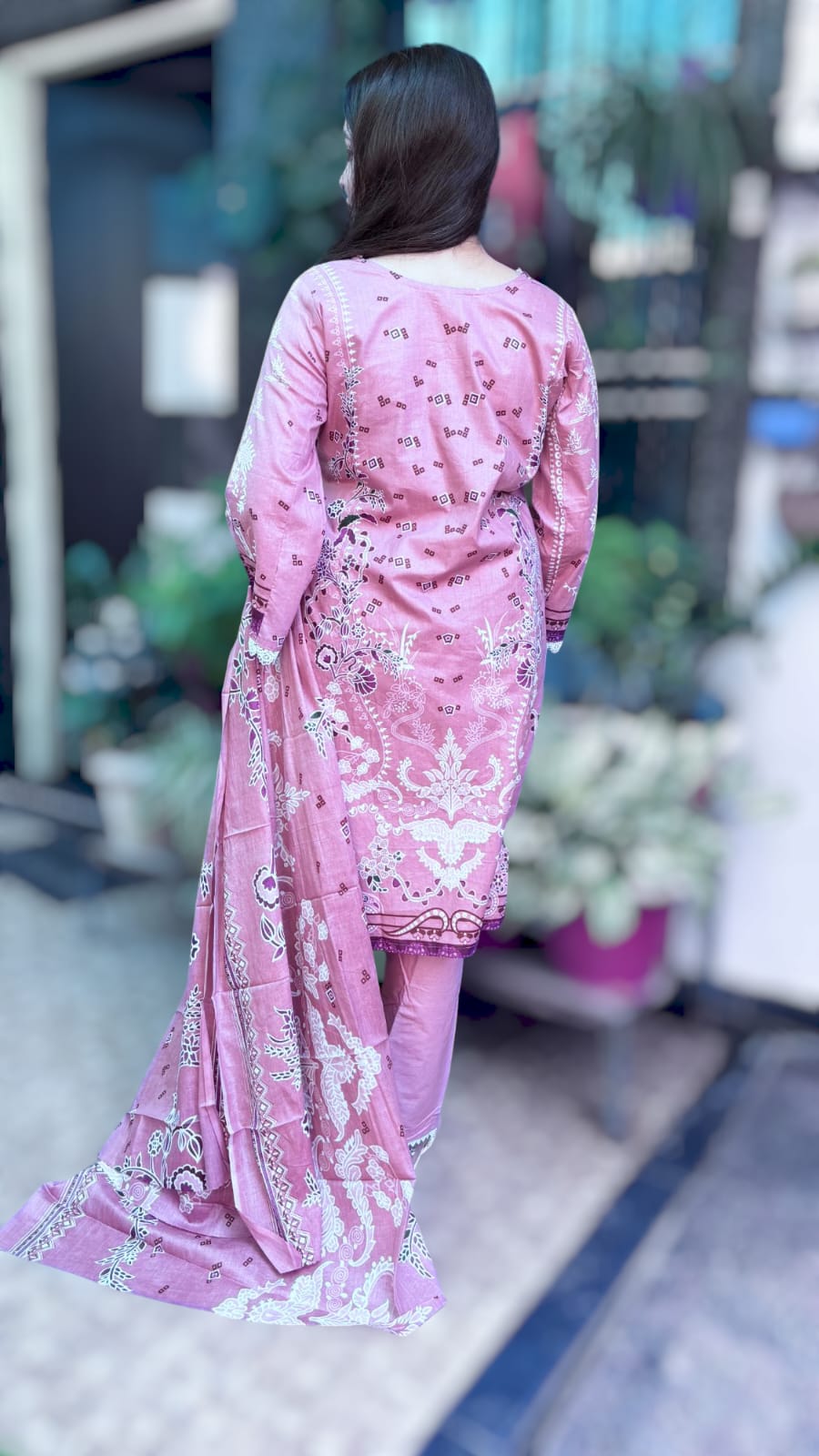 Onion Digital Print Kurti Pant Dupatta Set