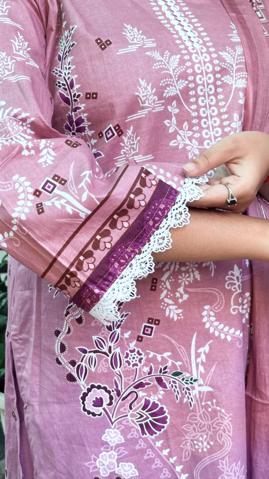 Onion Digital Print Kurti Pant Dupatta Set