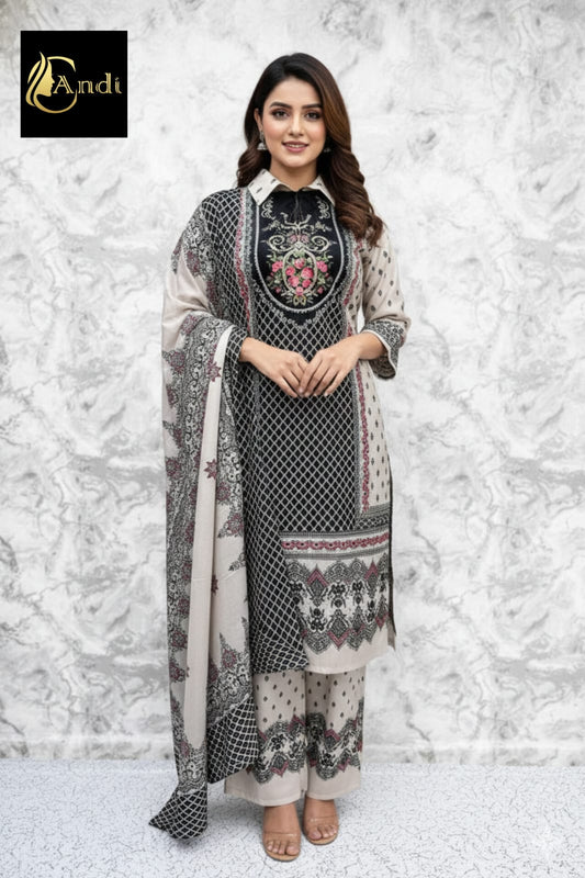 Pakistani Cord Set with Dupatta