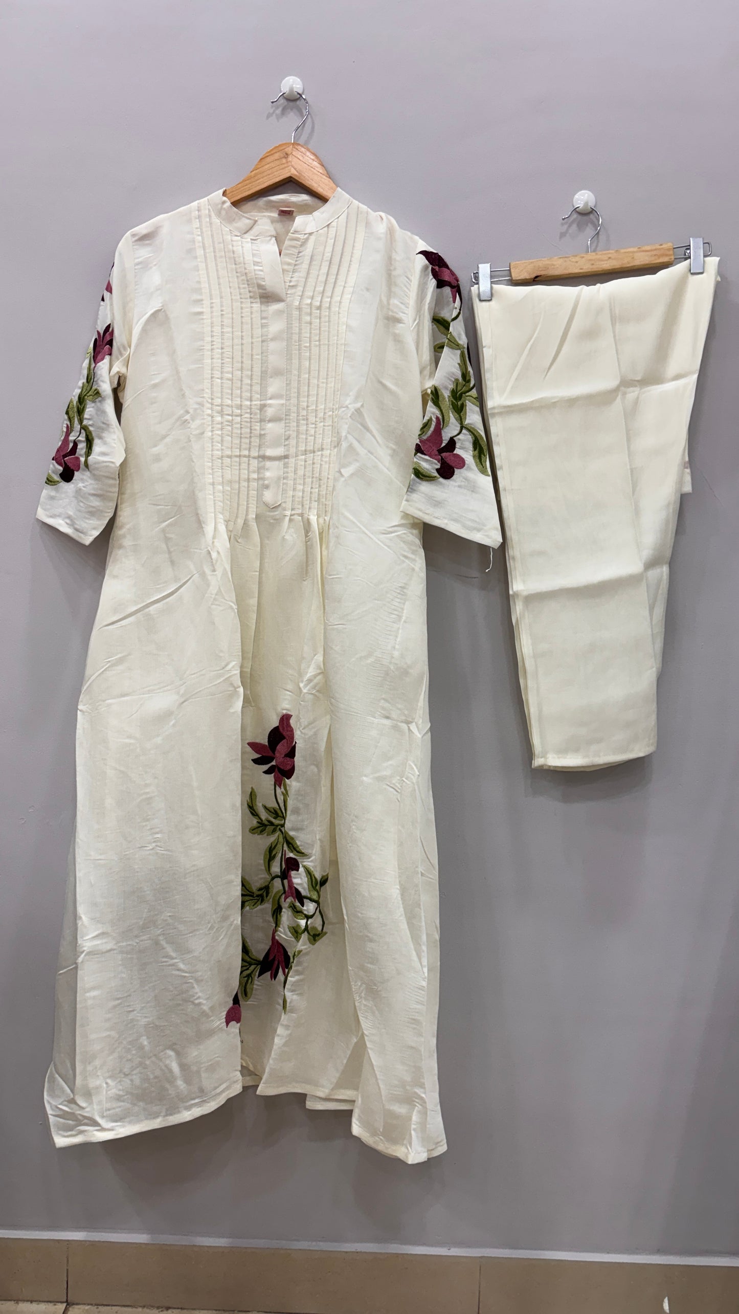 Lily Grace Embroidered Suit Set