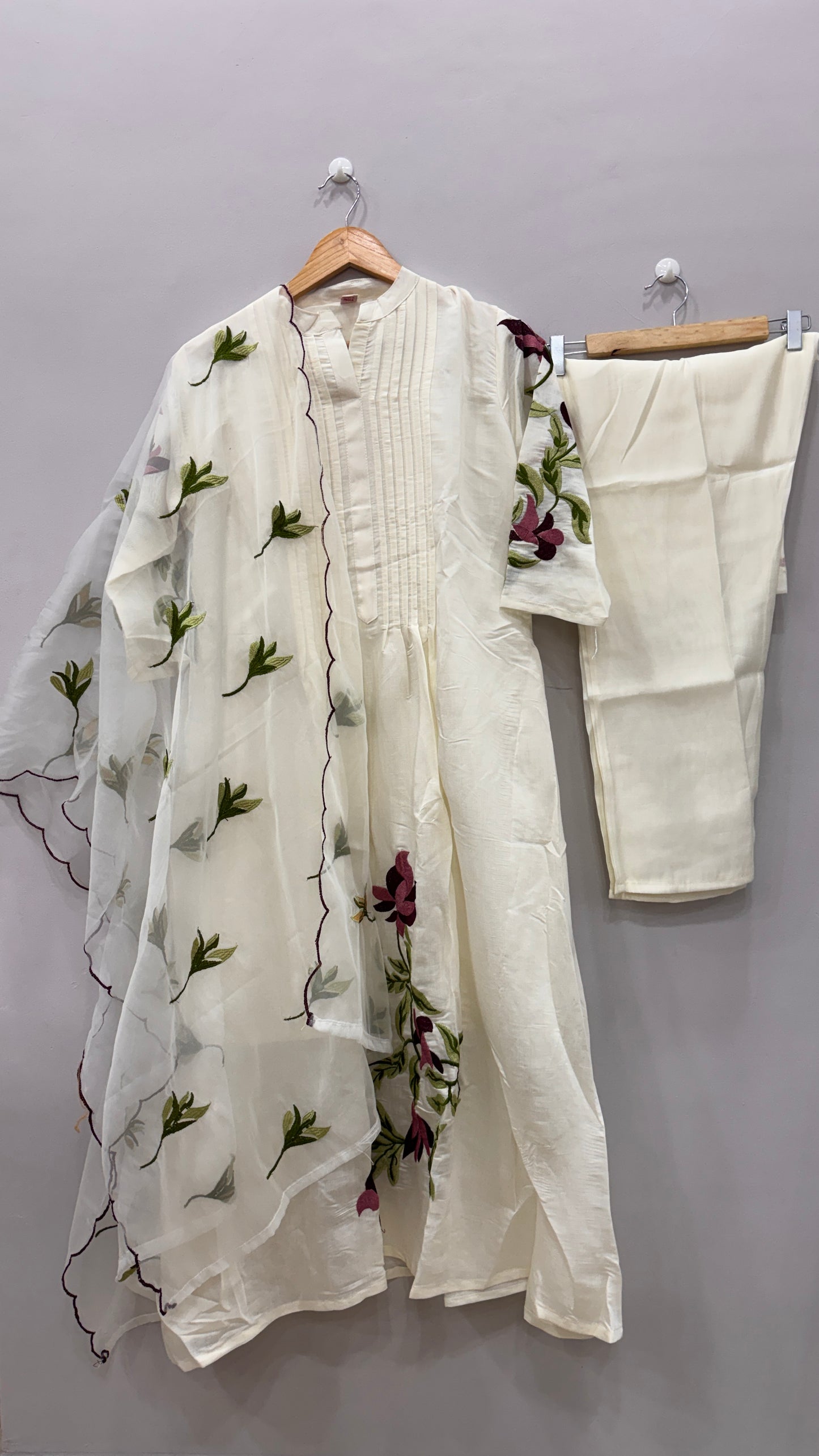 Lily Grace Embroidered Suit Set