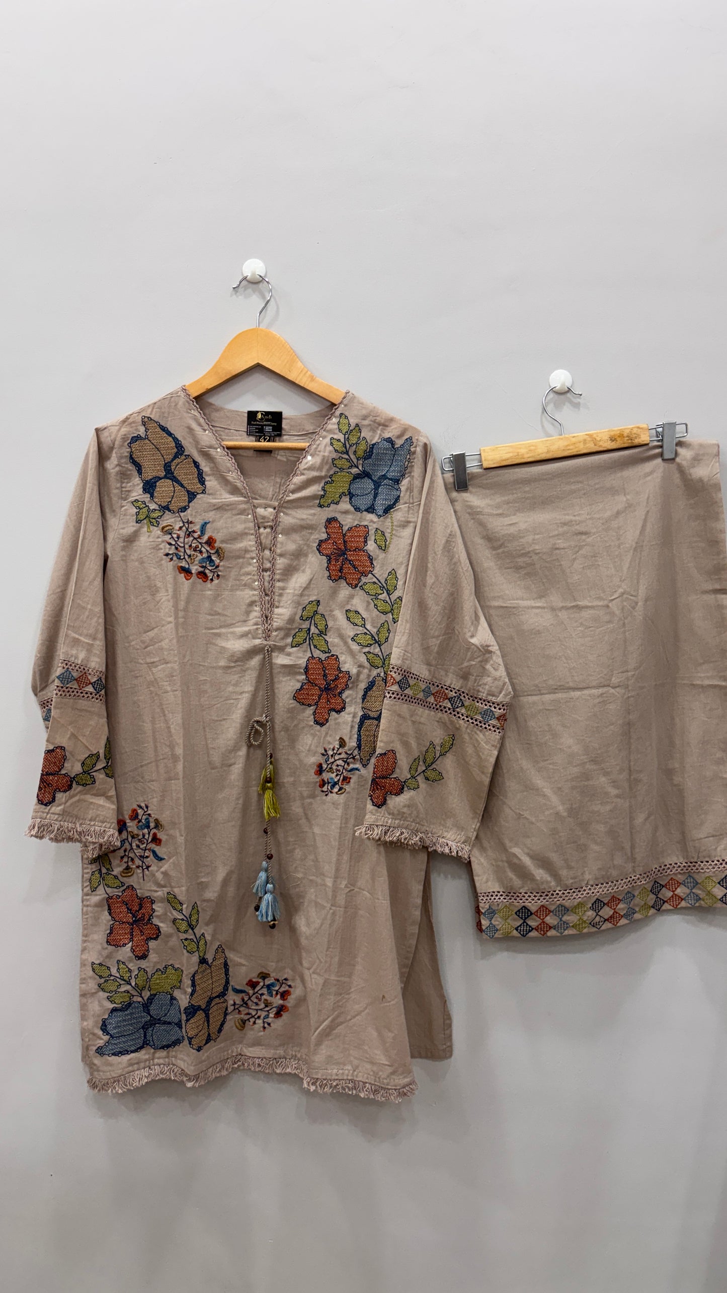 Blossom Breeze Kurti Pant Set