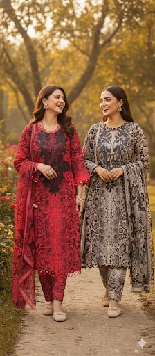 Royal Twinning Combo  Cotton Kurti  Set