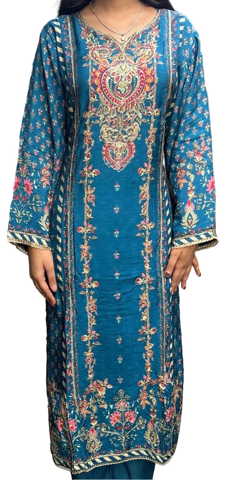 Premium Muslin Suit Set for Women with Dupatta