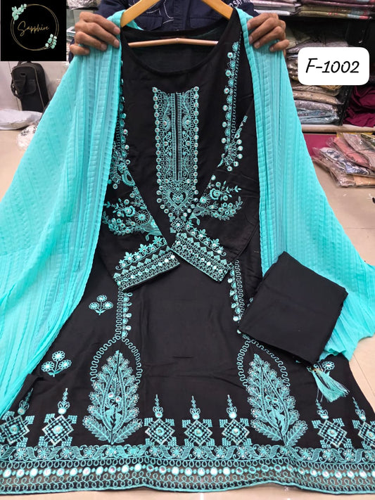Meher Noir Suit Set