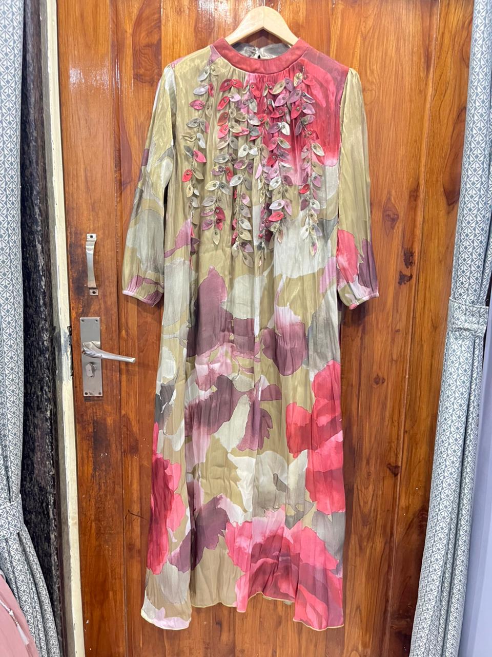 Koren One Piece Long Gown- Olive Green