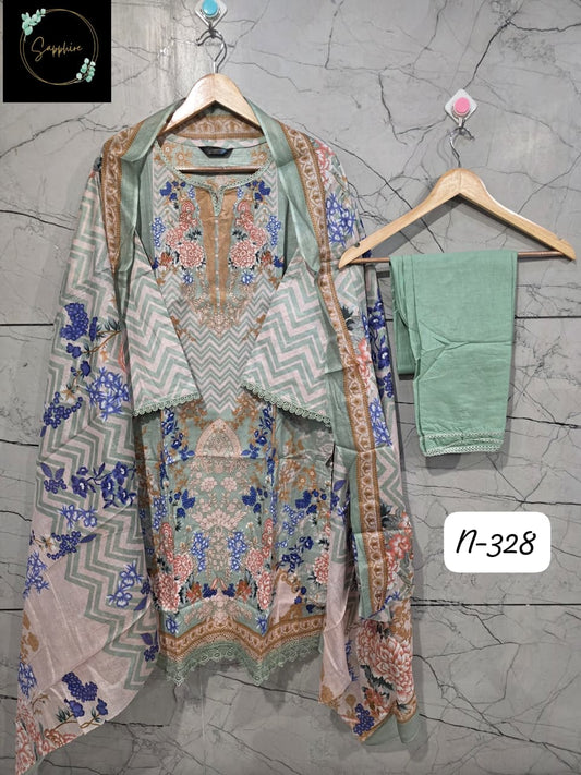 Lawn Suit Set – Seafoam Green