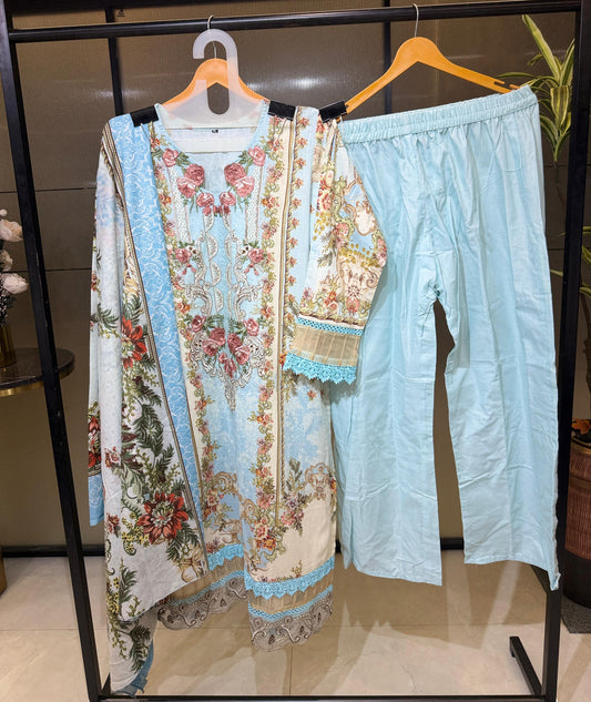 Sky Blossom Suit Set