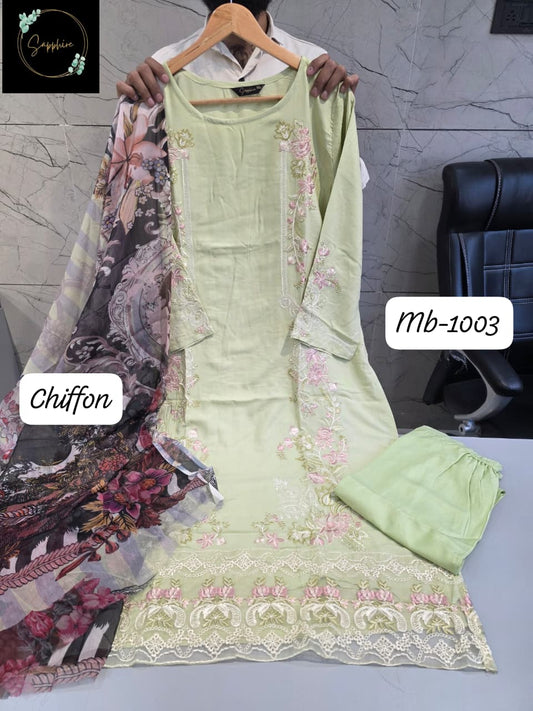 Garden Muse Embroidered Suit