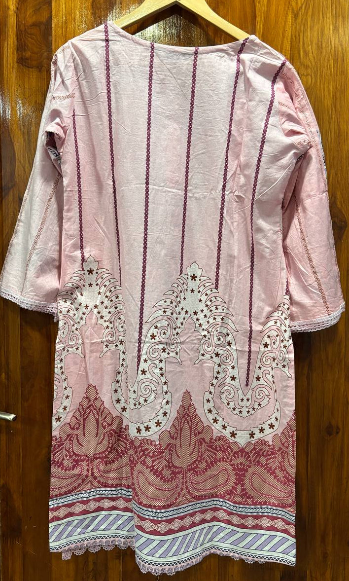 Lawn Suit Set – Soft Pink Purple